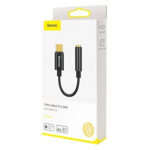 Kup Baseus Audio-Adapter L54 USB-C + Miniklinke 3,5mm (schwarz) - BSU799BLK - {ean13} - Sklep Home Screen