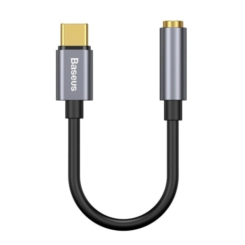 Kup Adapter audio Baseus L54 USB-C + mini jack 3,5mm (szary) - BSU800GRY - {ean13} - Sklep Home Screen