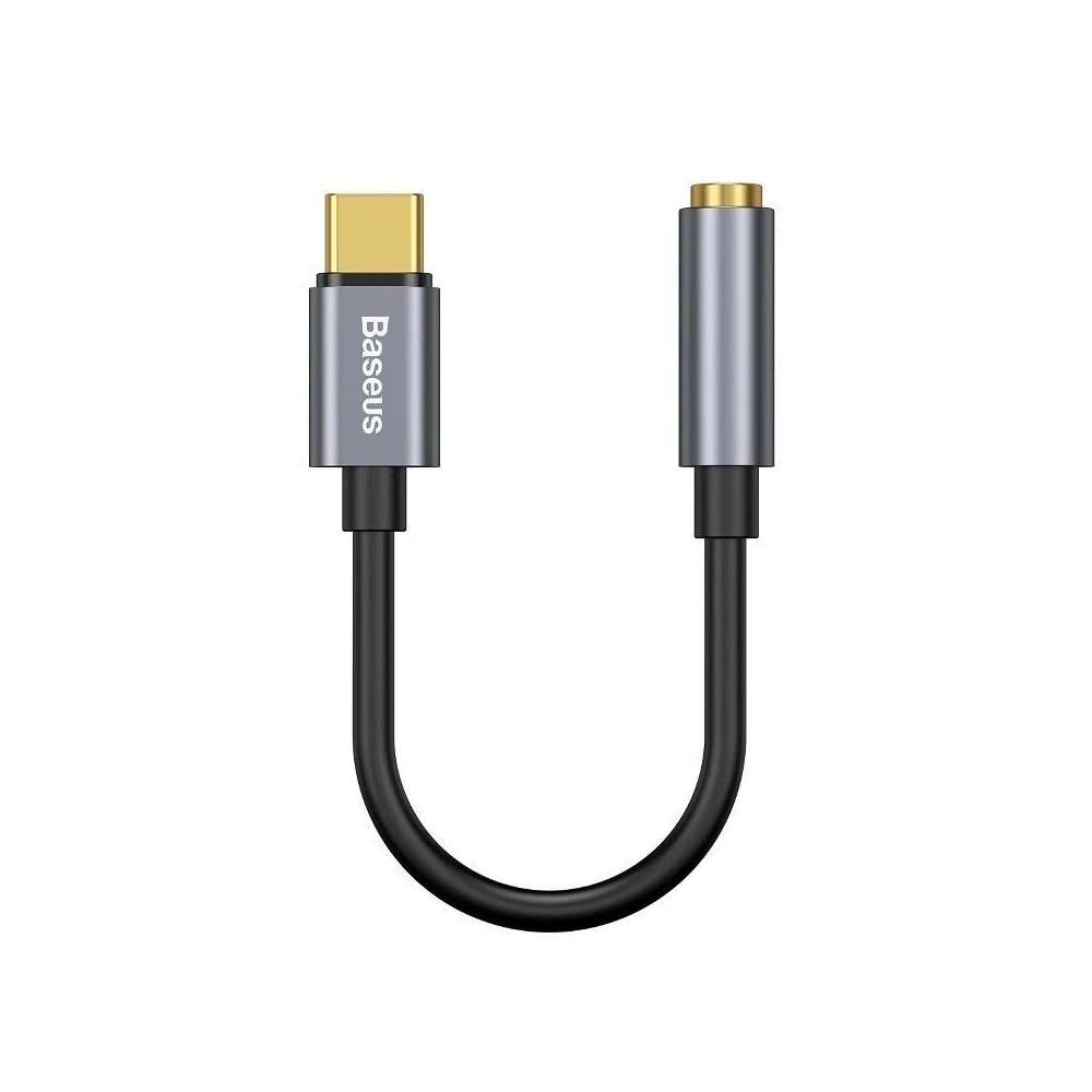 Adapter audio Baseus L54 USB-C + mini jack 3,5mm (szary)