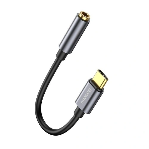 Kup Adapter audio Baseus L54 USB-C + mini jack 3,5mm (szary) - BSU800GRY - {ean13} - Sklep Home Screen