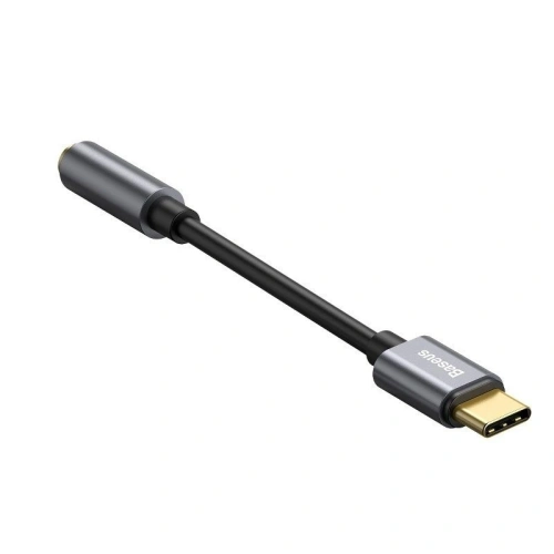 Kup Adapter audio Baseus L54 USB-C + mini jack 3,5mm (szary) - BSU800GRY - {ean13} - Sklep Home Screen