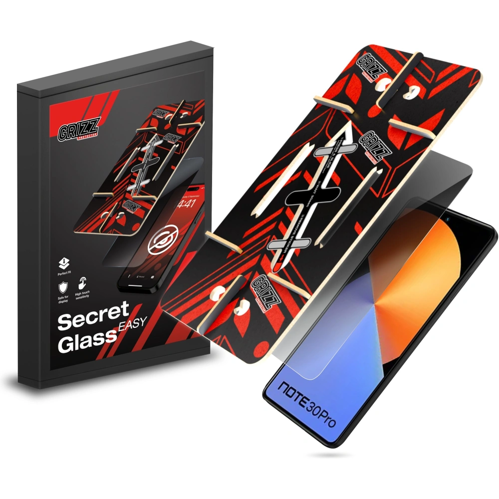 Szkło prywatyzujące GrizzGlass SecretGlass Easy do Infinix Note 30 Pro