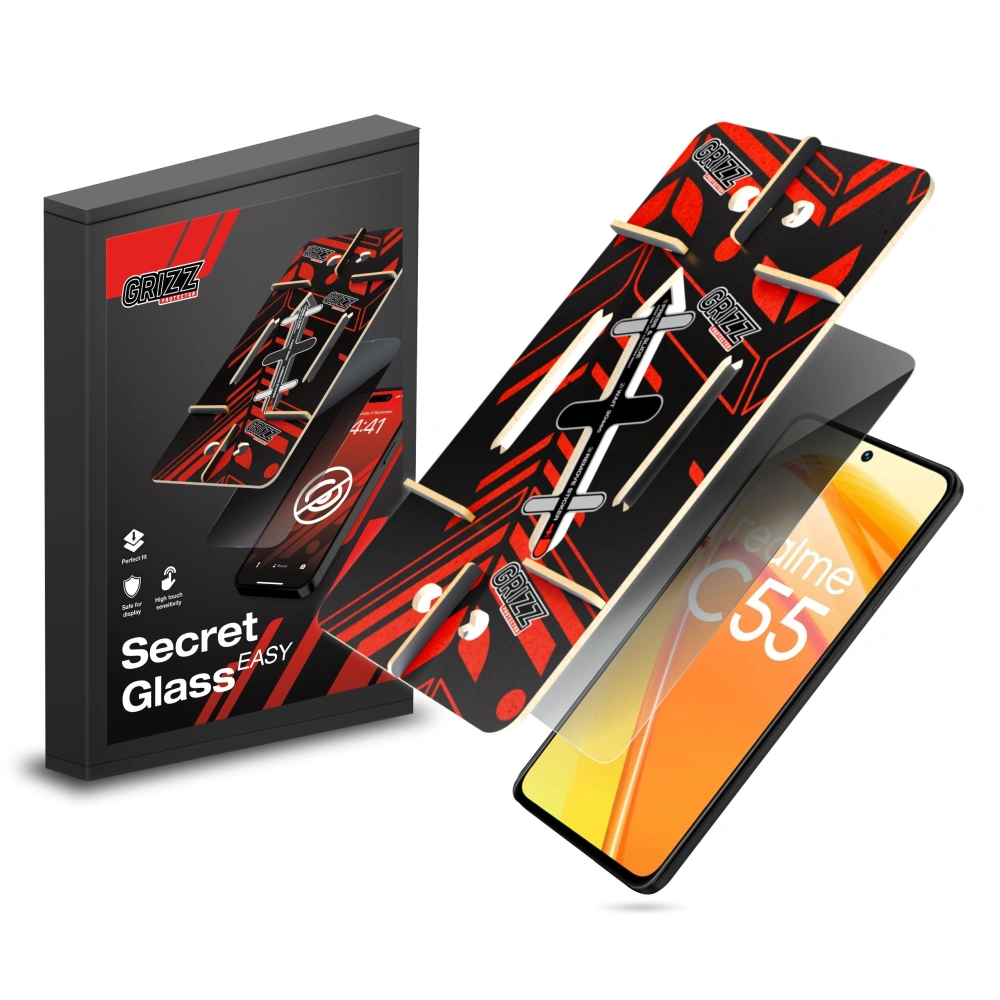 Szkło prywatyzujące GrizzGlass SecretGlass Easy do Realme C55