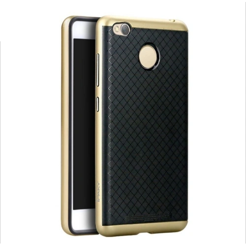 Etui iPaky Premium Hybrid Xiaomi Redmi 3 Pro/3S Gold + Szkło