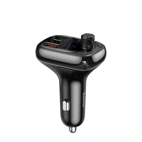 Kup FM adó Baseus T típusú Bluetooth 5.0, 2xUSB, USB-C, PD, QC 3.0, microSD - BSU801 - {ean13} - Sklep Home Screen