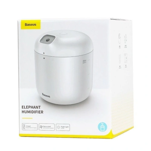Buy Baseus Light Lamp Elephant Humidifier White - BSU802WHT - {ean13} - Home Screen Store Europe