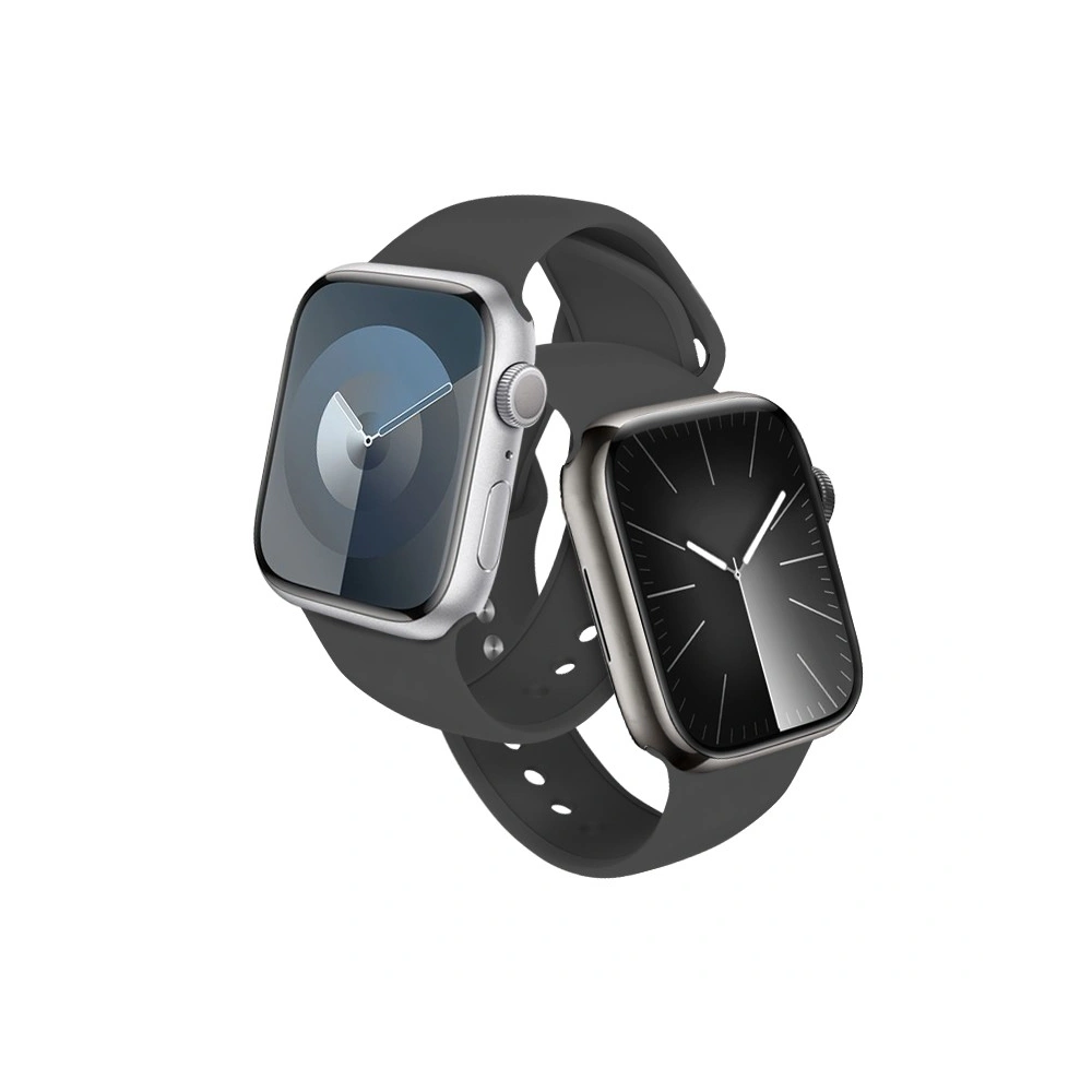 Pasek Crong Liquid Apple Watch 4/5/6/7/8/9/SE/Ultra 1/2 42/44/45/49mm grafitowy - Watch - Crong