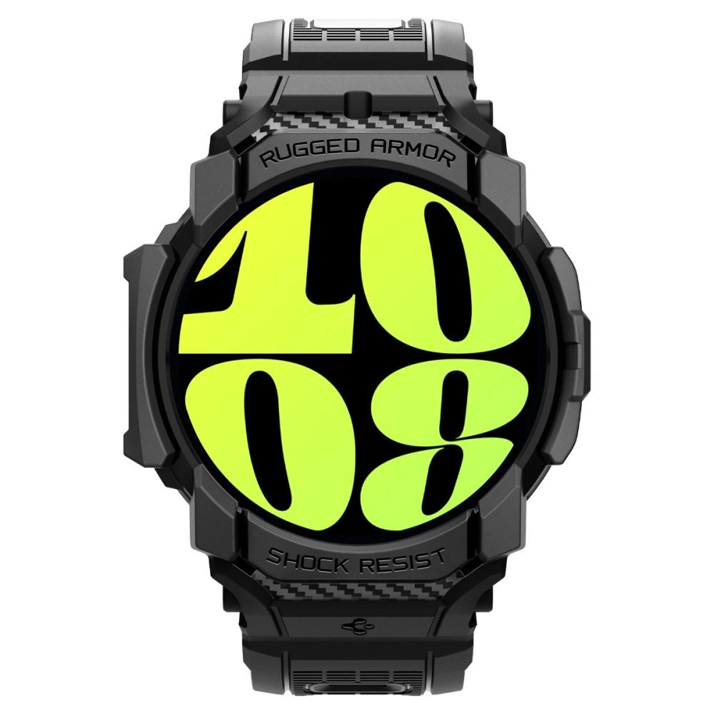 Etui Spigen Rugged Armor Pro Samsung Galaxy Watch 7 44mm Matte Black - Galaxy Watch7 44mm - Spigen