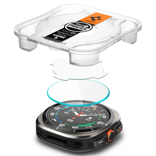 Buy Spigen GLAS.tR ez Fit Galaxy Watch Ultra 47mm Clear [2 PACK] - SPN3474 - {ean13} - Home Screen Store Europe