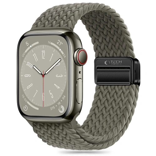 Kup Tech-Protect Nylonmag Apple Watch 4/5/6/7/8/9/SE/Ultra 1/2 42/44/45/49mm Olivgrau - THP3019 - {ean13} - Sklep Home Screen