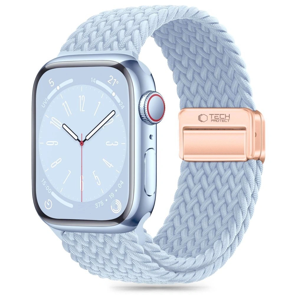 Pasek Tech-Protect Nylonmag Apple Watch 4/5/6/7/8/9/SE/Ultra 1/2 42/44/45/49mm Baby Blue - Watch - Tech-Protect