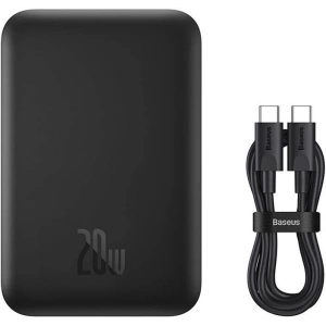 Buy Baseus Magnetic Mini wireless powerbank 6000 mAh 20W black - BSU4926 - {ean13} - Home Screen Store Europe