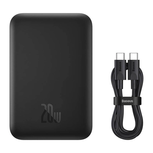 Kup Magnetikus powerbank Baseus Magnetic Mini 6000 mAh 20W fekete - BSU4926 - {ean13} - Sklep Home Screen