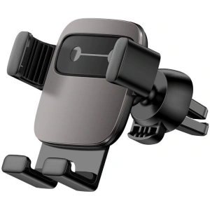 Buy Baseus Cube Gravity Aluminium Car Mount Air Vent Black - BSU807BLK - {ean13} - Home Screen Store Europe