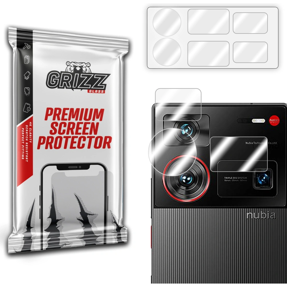 Szkło na aparat GrizzGlass HybridGlass Camera do Nubia Z60 Ultra Leading - ZTE - GrizzGlass