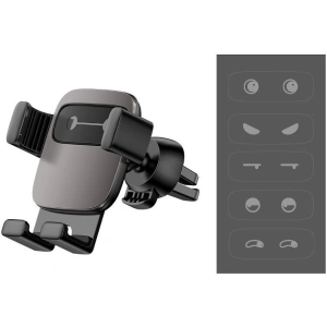 Buy Baseus Cube Gravity Aluminium Car Mount Air Vent Black - BSU807BLK - {ean13} - Home Screen Store Europe
