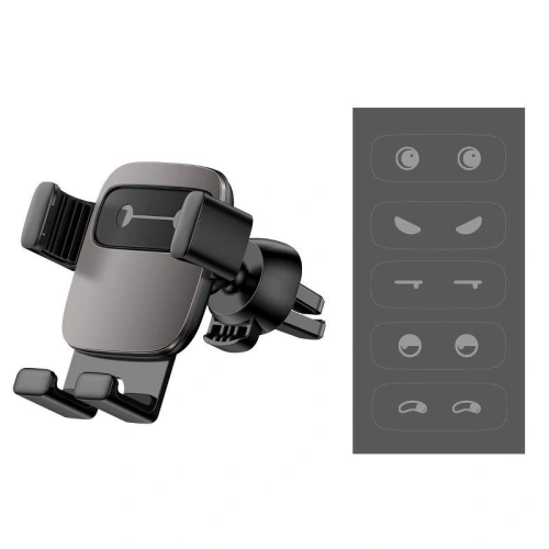 Kup Suport gravitațional Baseus Cube pentru grilaj, din aluminiu (negru) - BSU807BLK - {ean13} - Sklep Home Screen