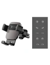 Buy Baseus Cube Gravity Aluminium Car Mount Air Vent Black - BSU807BLK - {ean13} - Home Screen Store Europe