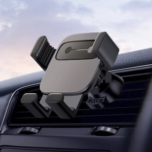 Buy Baseus Cube Gravity Aluminium Car Mount Air Vent Black - BSU807BLK - {ean13} - Home Screen Store Europe