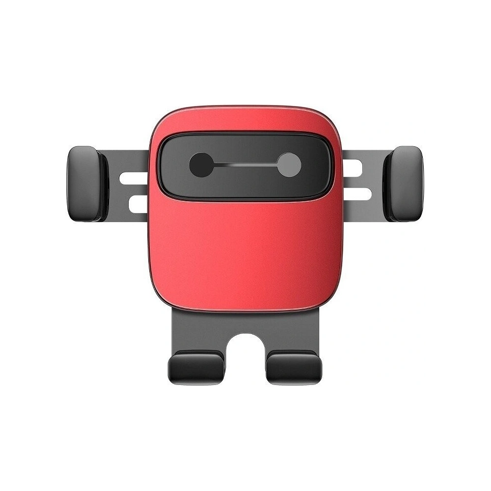 Uchwyt grawitacyjny Baseus Cube na kratkę, aluminiowy (czerwony)