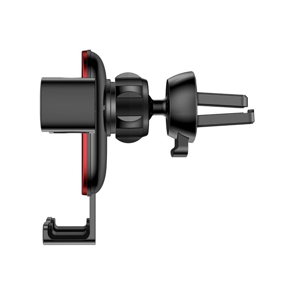 Uchwyt grawitacyjny Baseus Cube na kratkę, aluminiowy (czerwony)