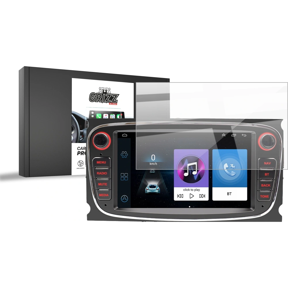 Folia ceramiczna GrizzGlass CarDisplay Protection do radia samochodowego Android 2DIN 7" Ford - Uniwersalne - GrizzGlass