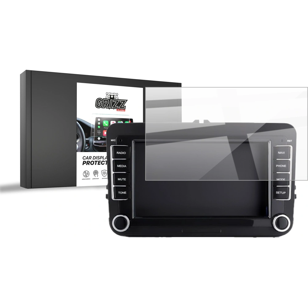 Folia ceramiczna GrizzGlass CarDisplay Protection do radia Android GoMedia 7021 GPS-A12 2DIN 7" Volkswagen Skoda Seat - Uniwersalne - GrizzGlass