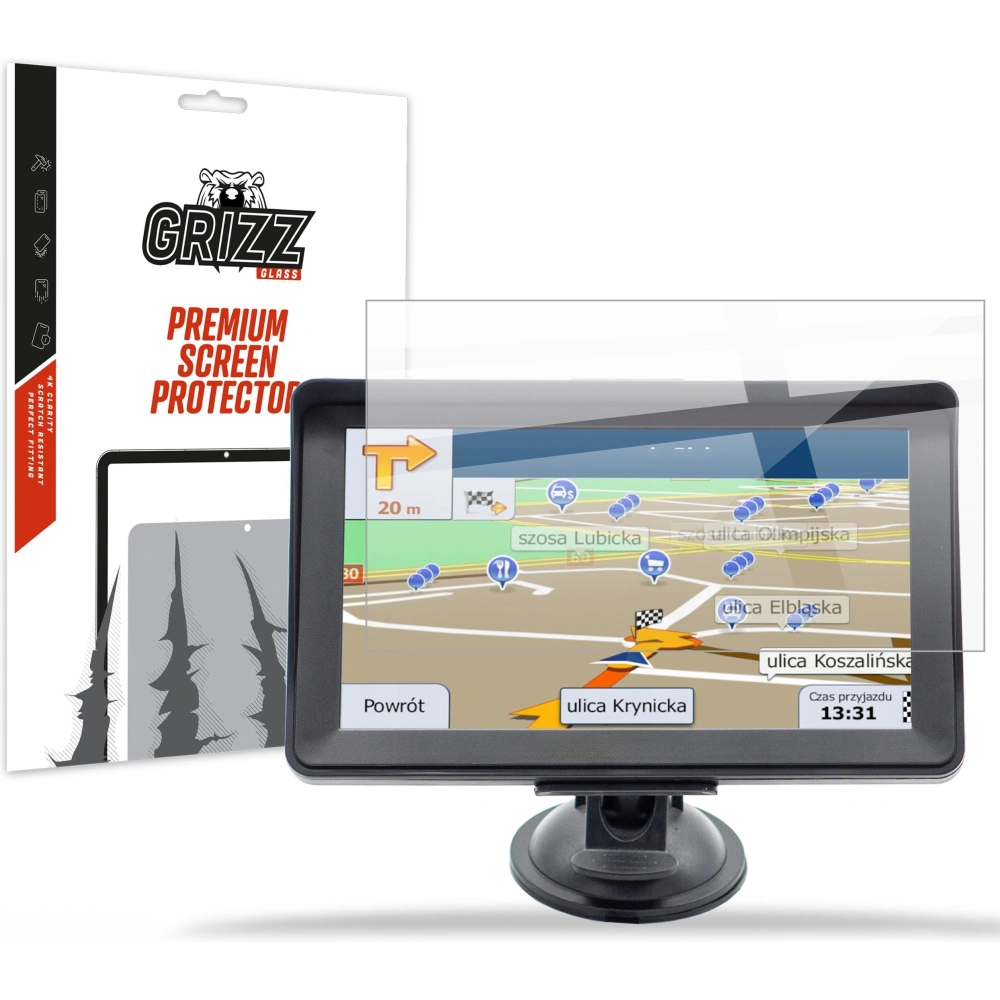 Folia ceramiczna GrizzGlass CarDisplay Protection do nawigacja GPS 9" iGO Primo Gps4Drive 799 - Uniwersalne - GrizzGlass