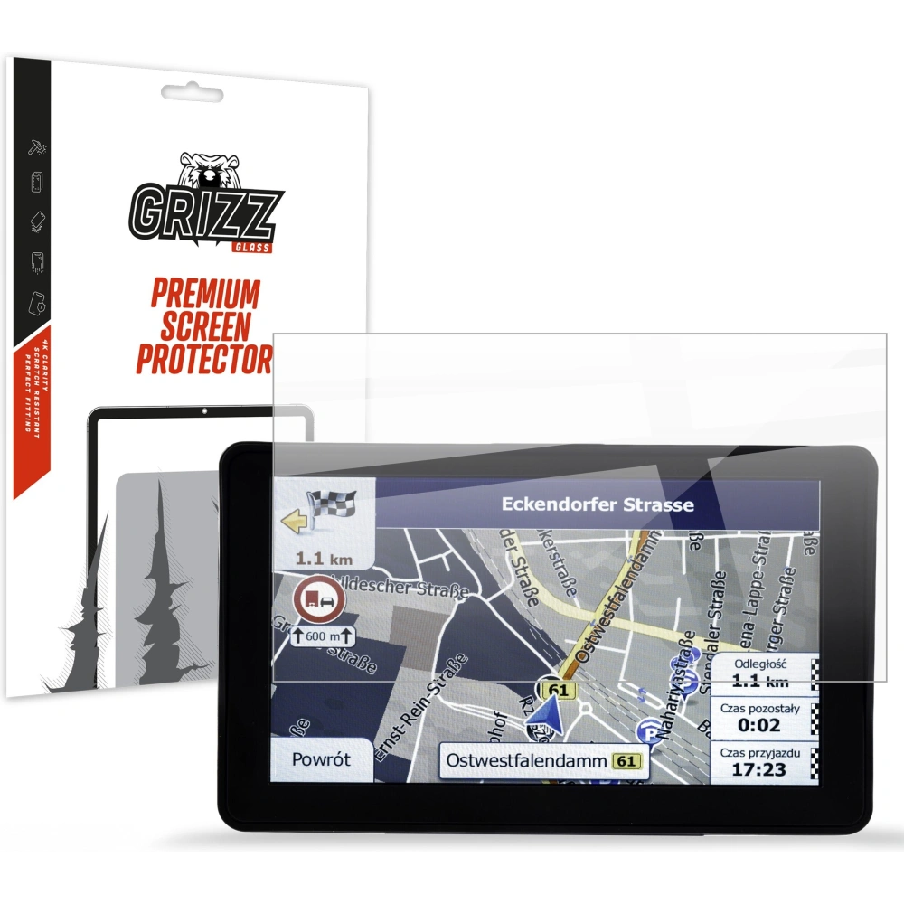 Folia ceramiczna GrizzGlass CarDisplay Protection do nawigacja GPS 7" iGO Primo - Uniwersalne - GrizzGlass