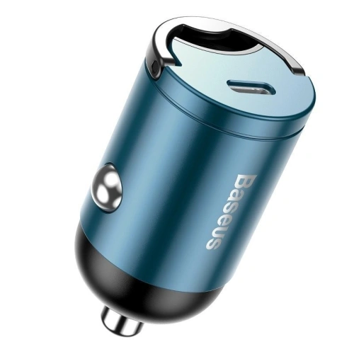 Kup Mini ładowarka samochodowa Baseus Tiny Star USB-C, QC 4.0+, PD, 30W (niebieska) - BSU821BLU - {ean13} - Sklep Home Screen