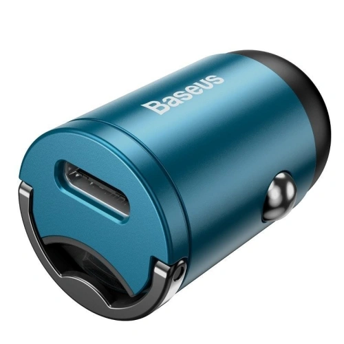 Kup Mini ładowarka samochodowa Baseus Tiny Star USB-C, QC 4.0+, PD, 30W (niebieska) - BSU821BLU - {ean13} - Sklep Home Screen