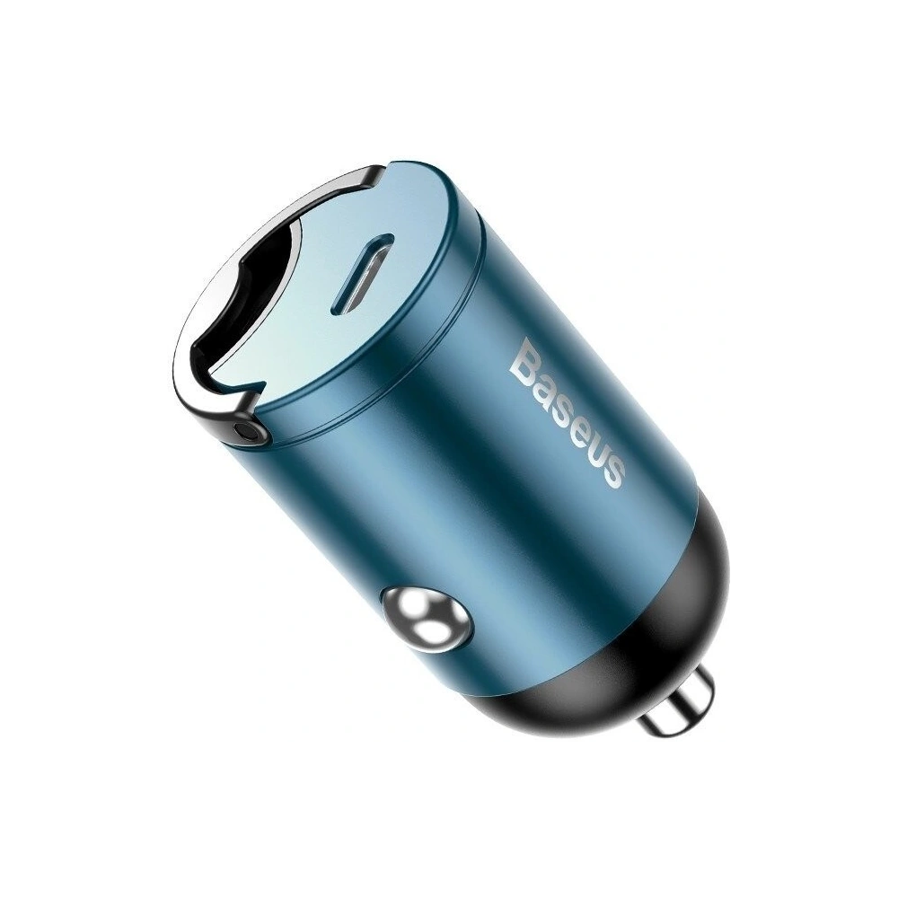Mini ładowarka samochodowa Baseus Tiny Star USB-C, QC 4.0+, PD, 30W (niebieska)