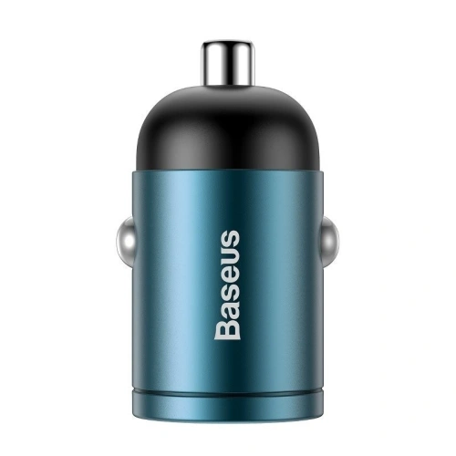 Kup Mini ładowarka samochodowa Baseus Tiny Star USB-C, QC 4.0+, PD, 30W (niebieska) - BSU821BLU - {ean13} - Sklep Home Screen