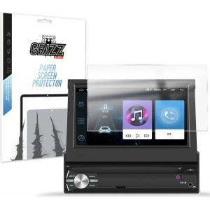 Mattfolie GrizzGlass PaperScreen für Autoradio Android 7" 1DIN Allnoel A3039 - Universell - GrizzGlass