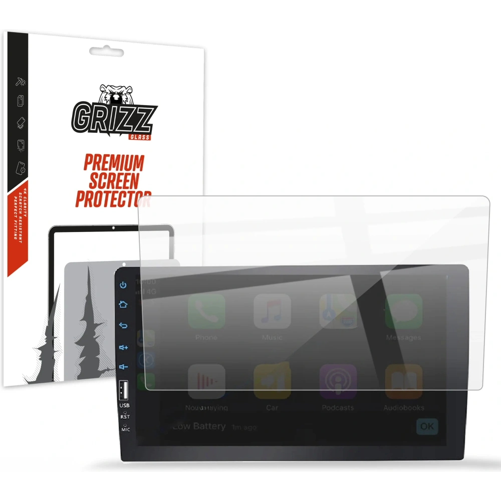 Folia ceramiczna GrizzGlass CeramicFilm do radia samochodowego Android 9" 1DIN Projack Q3570 - Uniwersalne - GrizzGlass