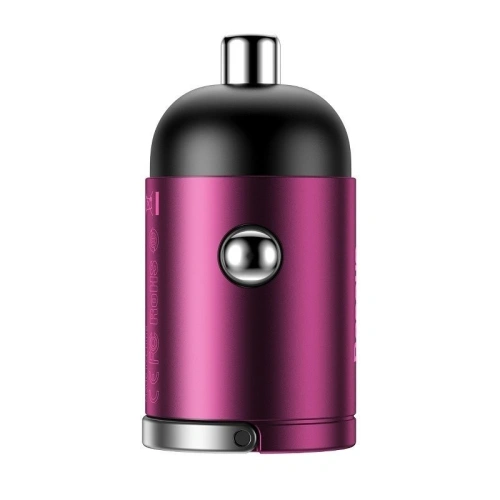 Kup Mini ładowarka samochodowa Baseus Tiny Star USB-C, QC 4.0+, PD, 30W (różowa) - BSU822PNK - {ean13} - Sklep Home Screen
