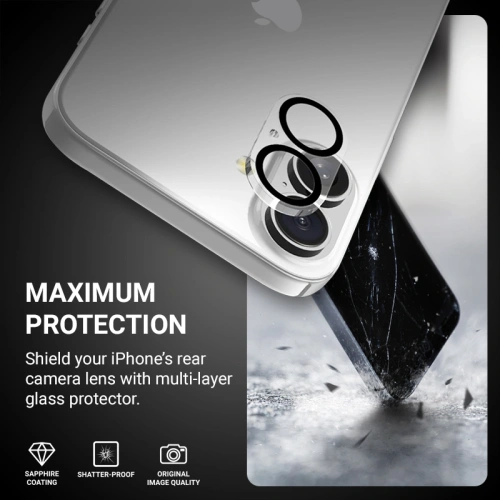 Kup Sklo na objektiv aparátu Crong Lens Shield Apple iPhone 16 / 16 Plus - CRG782 - {ean13} - Sklep Home Screen