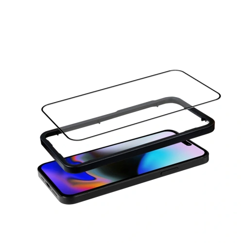 Buy Crong Anti-Bacterial 3D Armour Glass Full Glue Tempered Glass Apple iPhone 16 Pro - CRG784 - {ean13} - Home Screen Store Europe