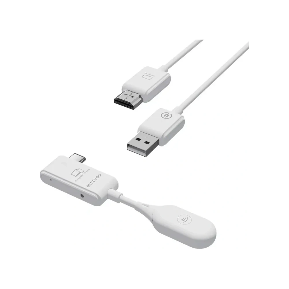 Bezprzewodowy transmiter / odbiornik BlitzWolf BW-CS7 USB-C, 1080p60Hz - Transmitery - BlitzWolf