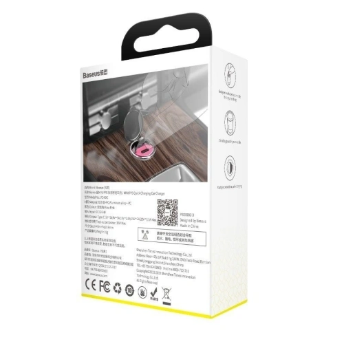 Buy Baseus Tiny Star Mini PPS Car Charge Type-C Port 30W Pink - BSU822PNK - {ean13} - Home Screen Store Europe