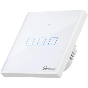 Kup Comutator de lumină tactil WiFi + RF 433 Sonoff T2 EU TX (3 canale) versiune nouă - SNF168 - {ean13} - Sklep Home Screen