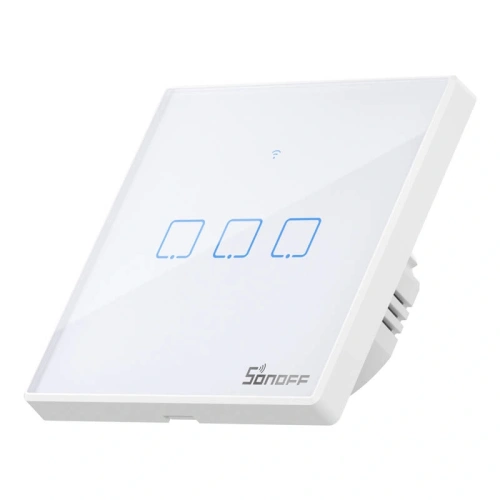 Kup Érintésvezérelt WiFi + RF 433 lámpakapcsoló Sonoff T2 EU TX (3-csatornás) új verzió - SNF168 - {ean13} - Sklep Home Screen