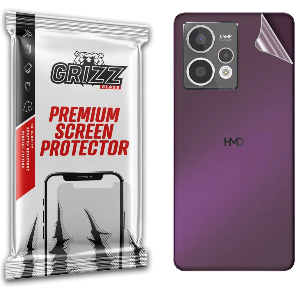 Folia na tył GrizzGlass SatinSkin do HMD Crest Max - HMD - GrizzGlass
