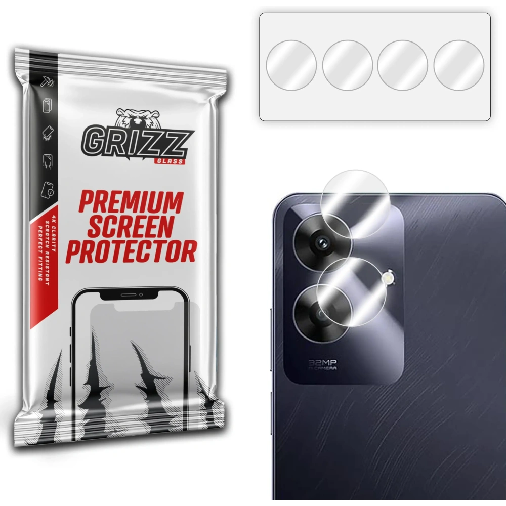 Szkło na aparat GrizzGlass HybridGlass Camera do Realme Narzo N61 - realme Narzo - GrizzGlass