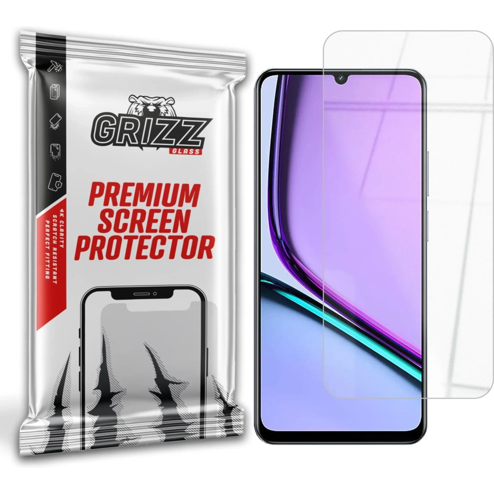 Szkło hybrydowe GrizzGlass HybridGlass do Realme Narzo N61 - realme Narzo - GrizzGlass