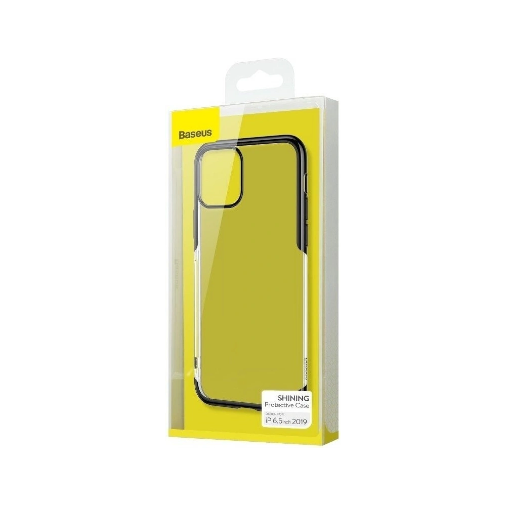 Przezroczyste etui Baseus Shining Case do iPhone 11 Pro Max 6,5 (czarne)