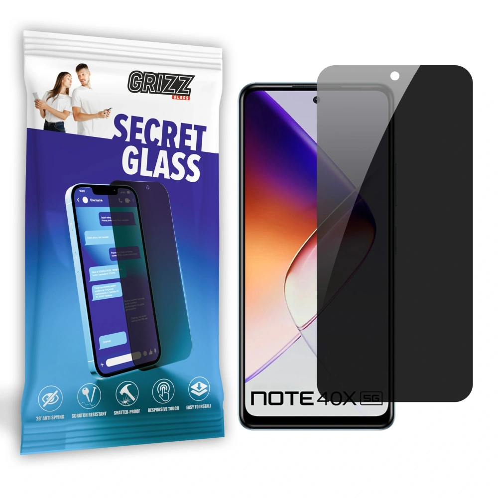 Szkło prywatyzujące GrizzGlass SecretGlass do Infinix Note 40X - Infinix - GrizzGlass