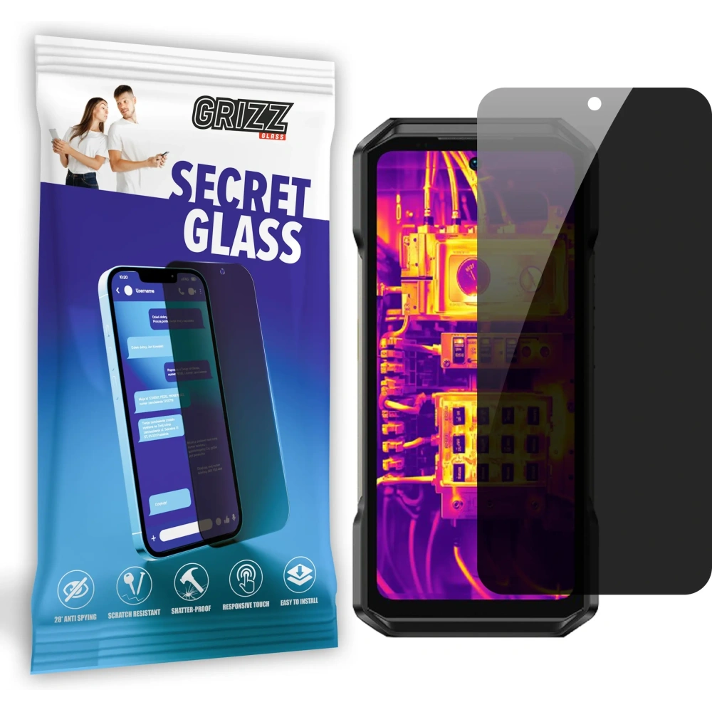 Szkło prywatyzujące GrizzGlass SecretGlass do Ulefone Armor 27T Pro - Ulefone - GrizzGlass