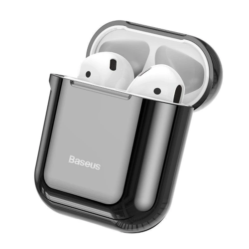 Buy Baseus Shining Hook Case For AirPods 1/2nd Generation Black - BSU829BLK - {ean13} - Home Screen Store Europe