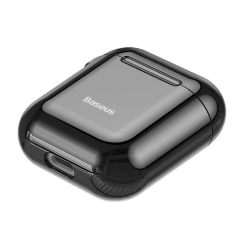 Buy Baseus Shining Hook Case For AirPods 1/2nd Generation Black - BSU829BLK - {ean13} - Home Screen Store Europe